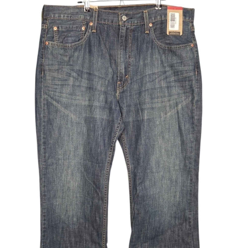 Levis 527 Bootcut Jeans Mens 38x30 Medium Wash‎ Blue Denim Low Rise Cotton NEW